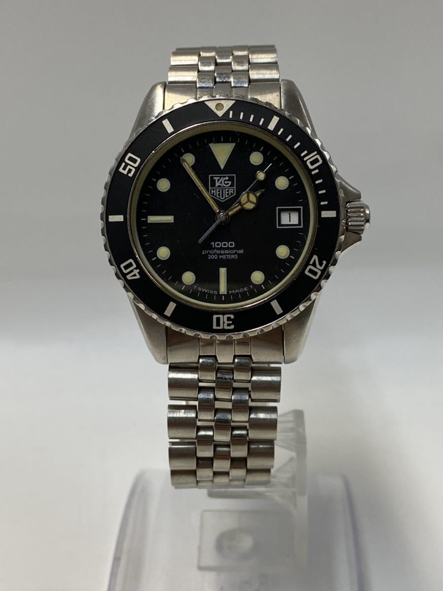 1円スタート TAG HEUER 1000 professional 200 METERS / 980.013B タグ 