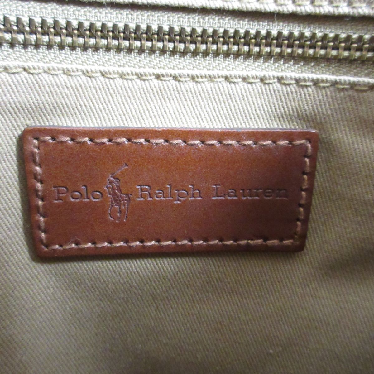 良品 POLO RALPH LAUREN ポロラルフローレン グレンチェック柄 PVC×レザー スクエア ハンドバッグ 大容量 ブラウン 茶 I0103 POLO 良品 LAUREN バイ ラガー ケーブルニット