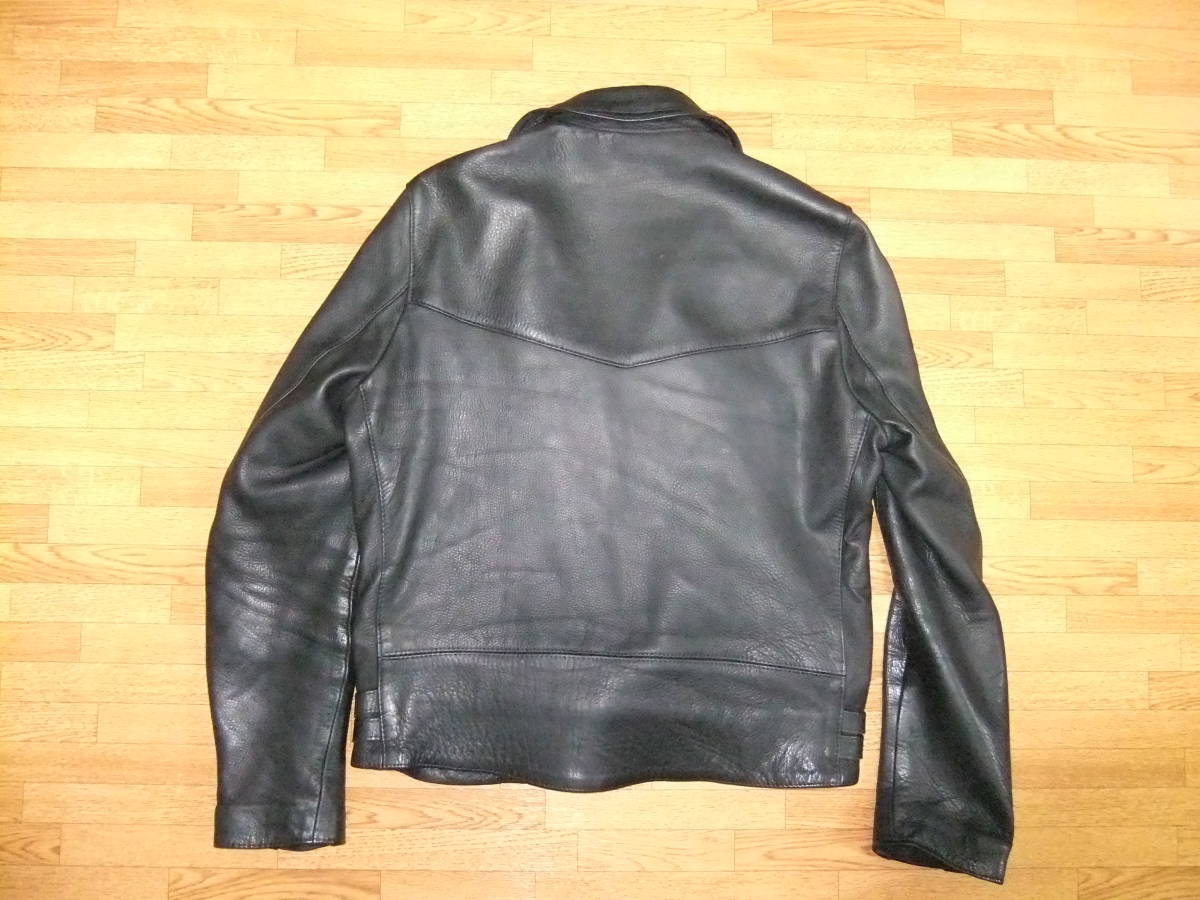 リアルマッコイズ別注 ルイスレザー ライトニング サイズ42 黒 美品 