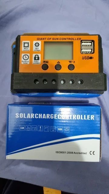 ソーラー コントローラ 充電▲ソーラーパネル バッテリー デュアルUSBポート 12V 24V MPPT PWm パレメーター アジャスタ 太陽光 80A_9