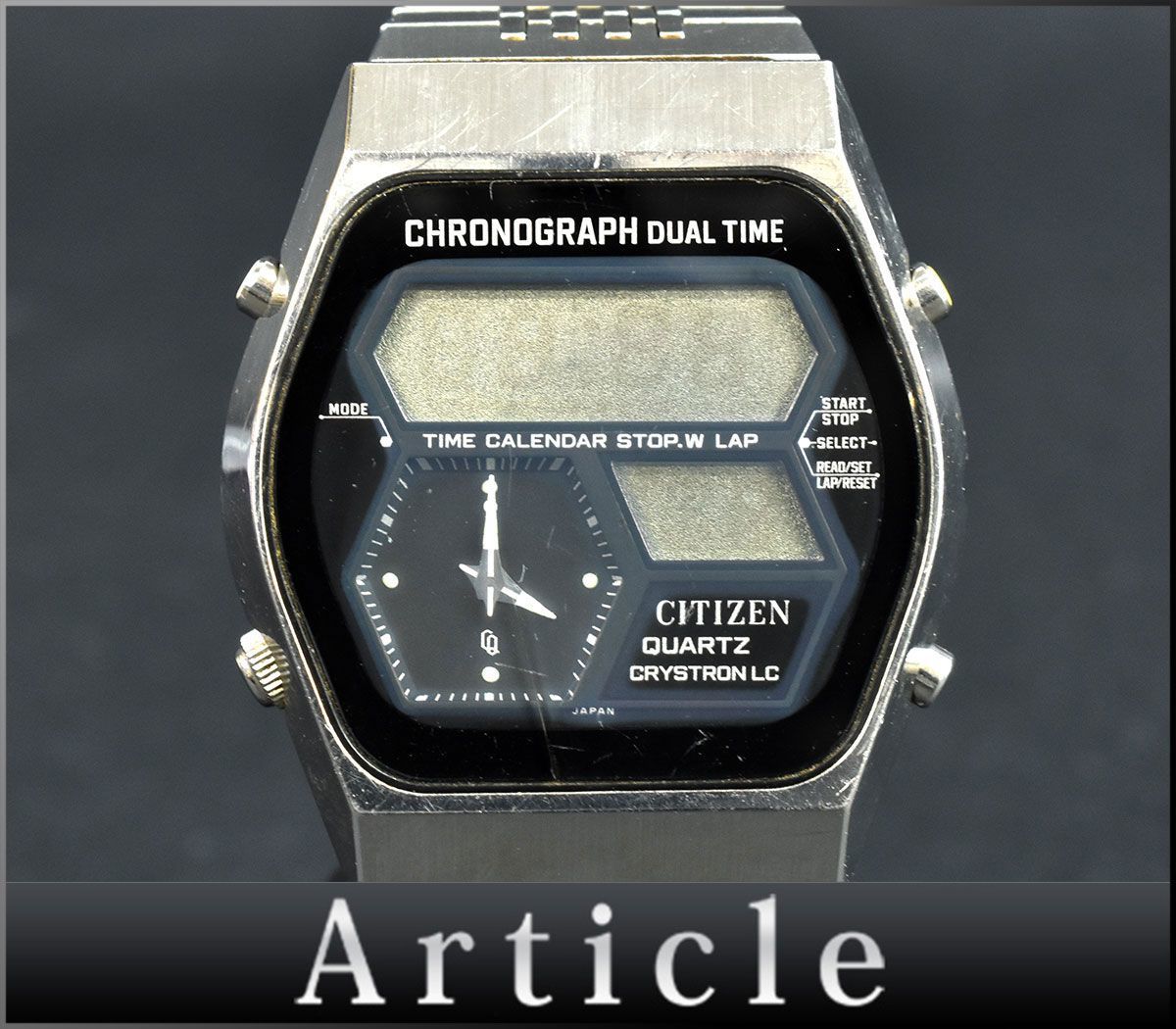 動作未確認シチズン ラジオボーイ CITIZEN RADIO BOY 腕時計-真珠
