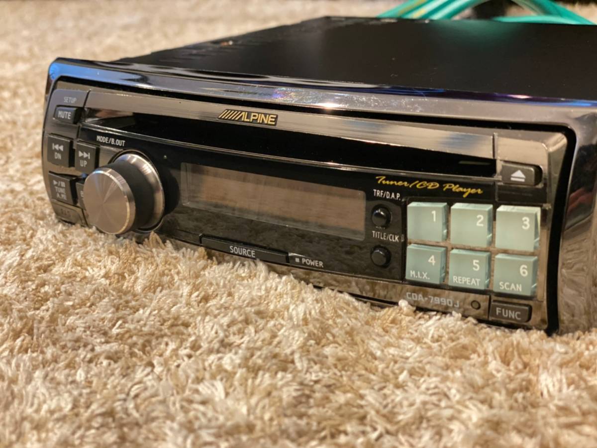 CDA-7990J ALPINE アルパイン Alpine 超高級アンプレス 1din CDデッキ 