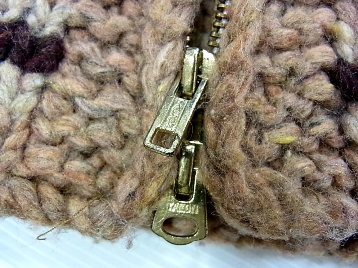 良品 カナダ製□kanata カナタ 50s Vintage カウチン ニットジャケット 