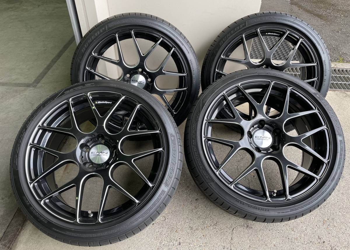 EMN GERMANY 18インチ 8.0J +38 PCD112 5H ダンロップ 225/40R18 