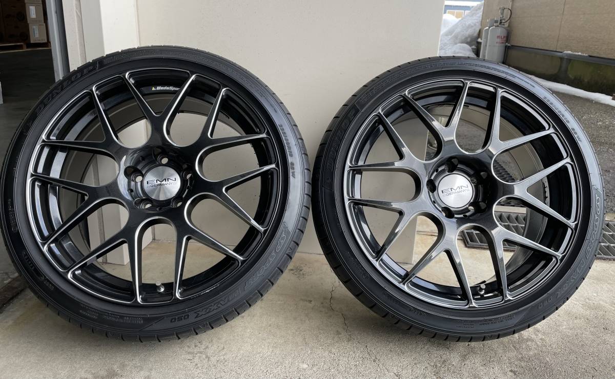 EMN GERMANY 18インチ 8.0J +38 PCD112 5H ダンロップ 225/40R18 
