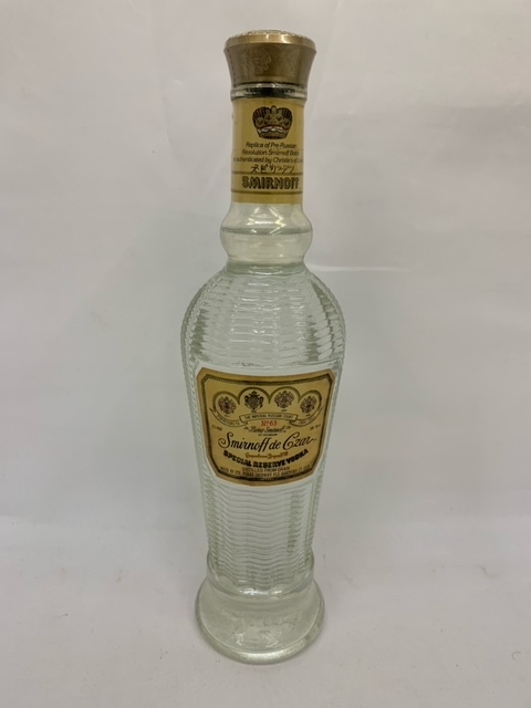 得価，人気セール 未開栓 Smirnoff de czar スミノフ ド ツァー ウォッカ 500ｍｌ 41％ 7(その他)｜売買されたオークション情報、yahooの商品情報をアーカイブ公開 - オークファン スパークリング