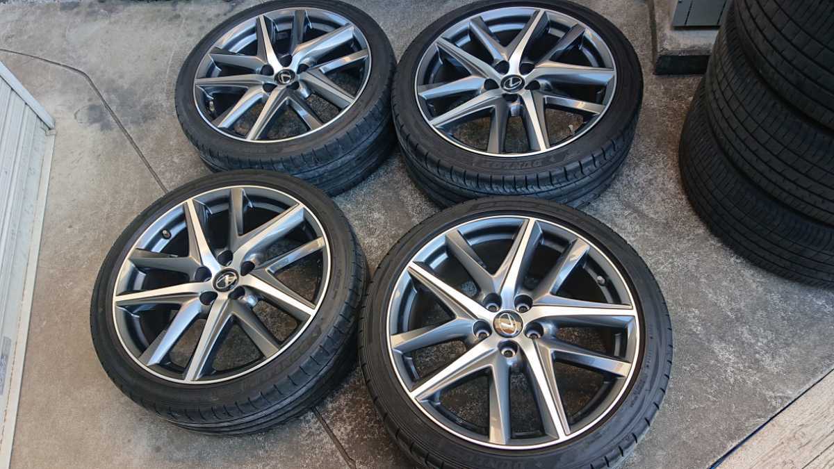 値下げ GS Fスポーツ 純正 235/40R19 265/35R19 4本セット 19×8J+45 19 