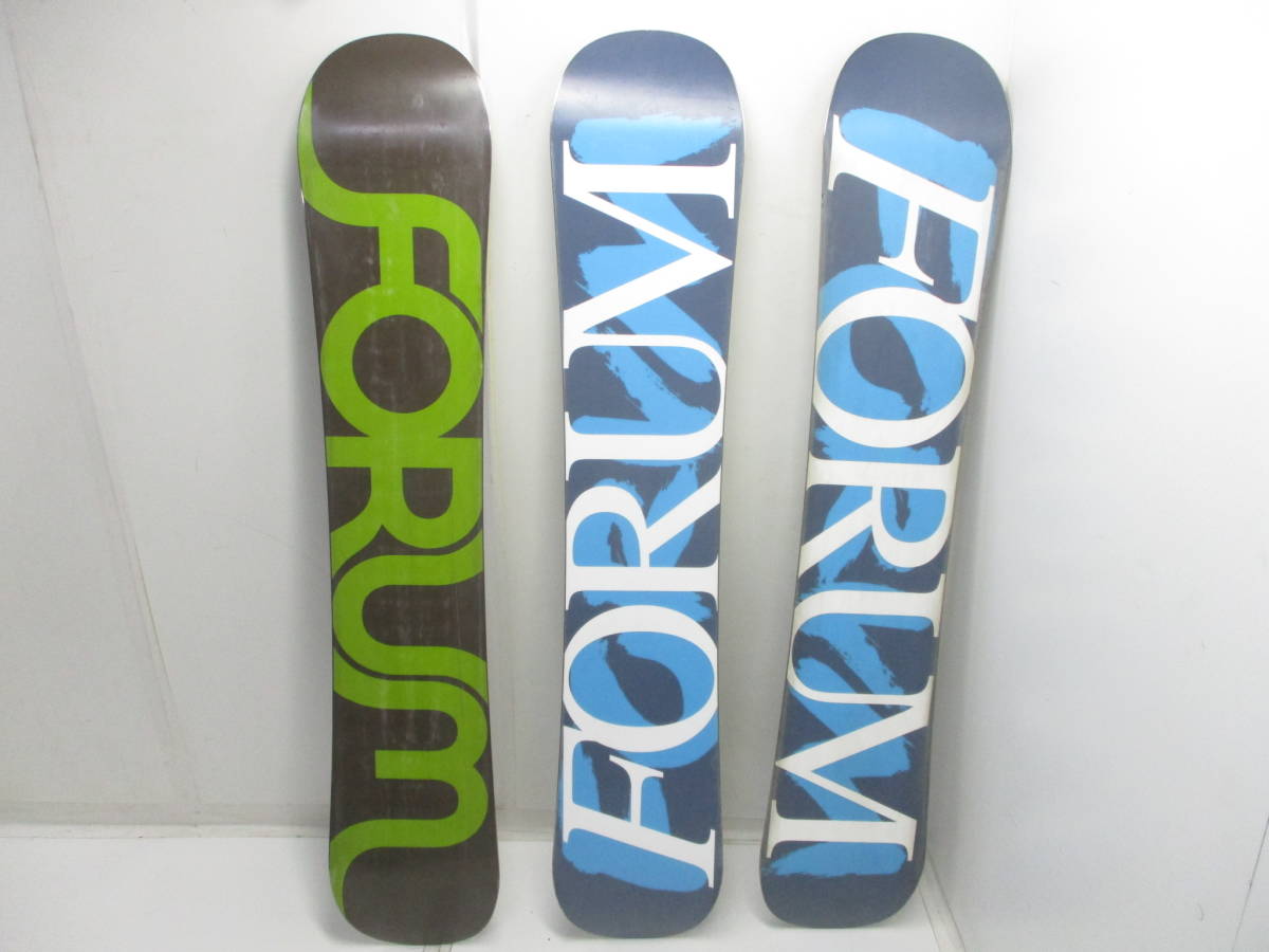 稀少 3枚セット FORUM DESTROYER フォーラム デストロイヤー 154cm  