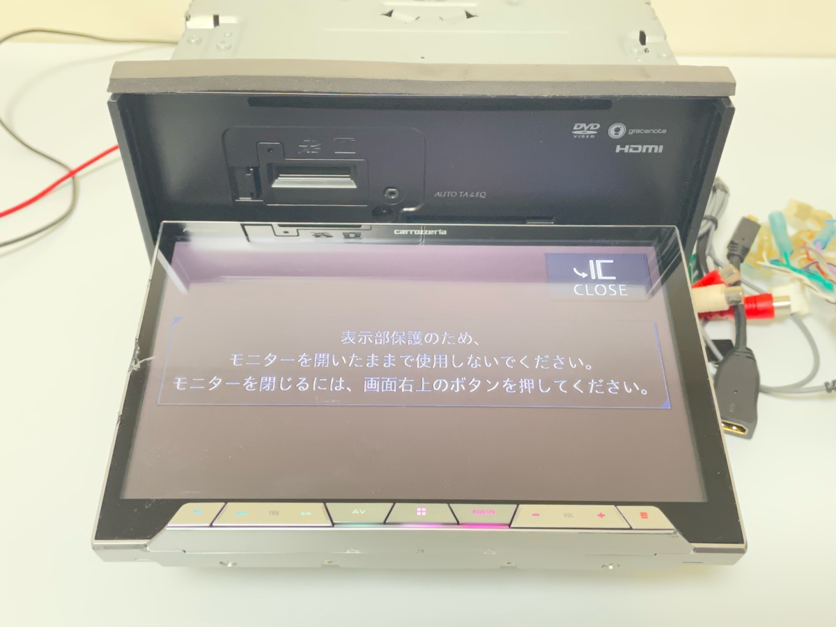 ジャンク carrozzeria 8インチ サイバーナビ AVIC-CL900 タッチ不良