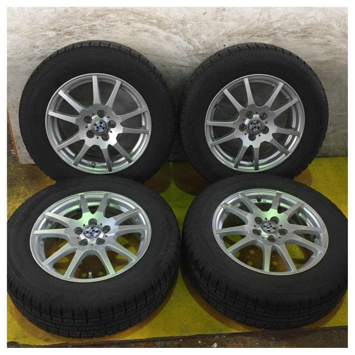 68 TOYO GARIT G5 195/65R15 9分目 PCD 100mm アリオン プリウス プレミオ 等