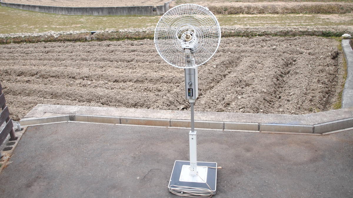 □MITSUBISHI 三菱 R35-N6 大型扇風機 昭和 レトロ 35㎝ Yahoo