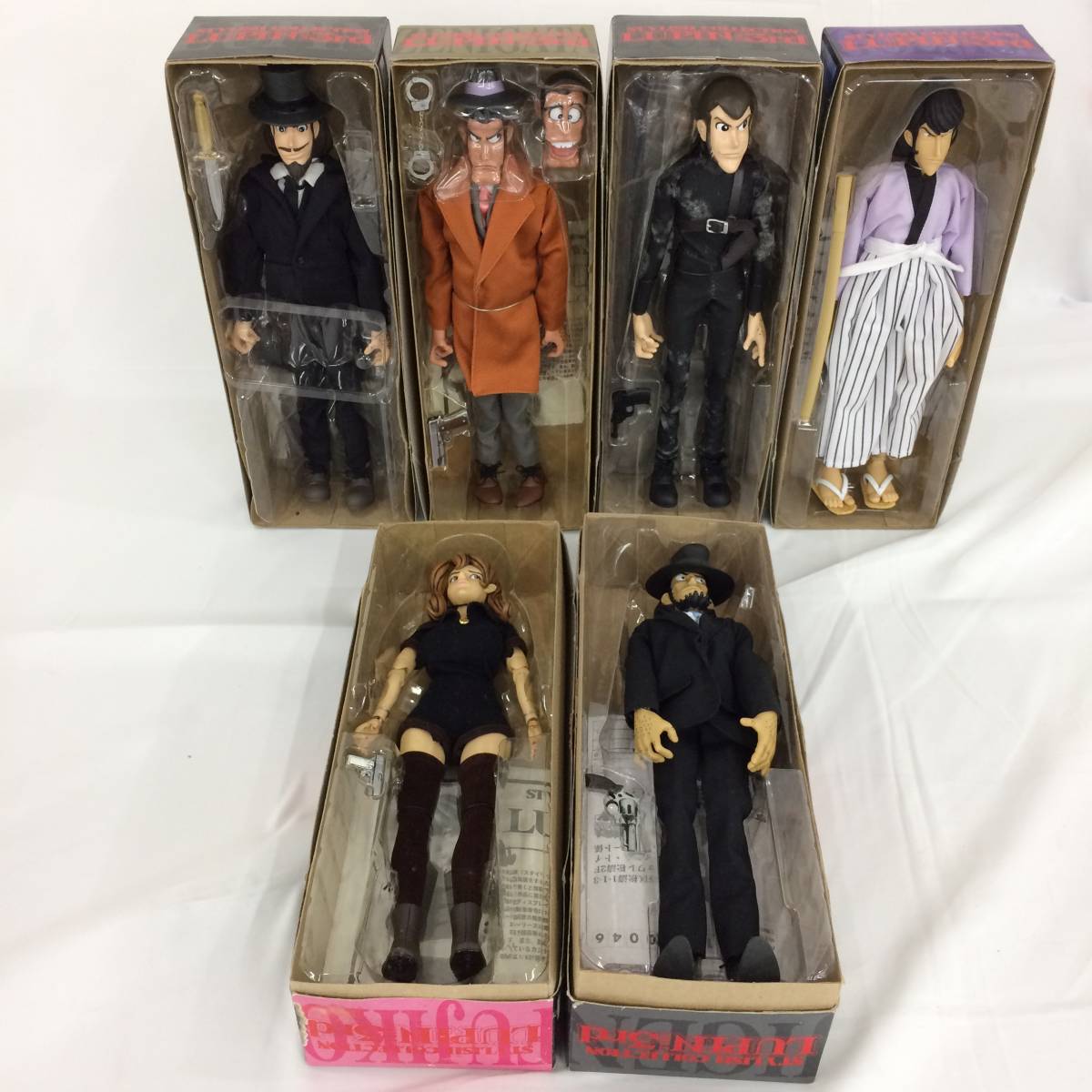 ルパン三世 STYLISH FIGURE 5体セット A1390338】メディコムトイ STYLISH COLLECTION ルパン三世 フィギュア