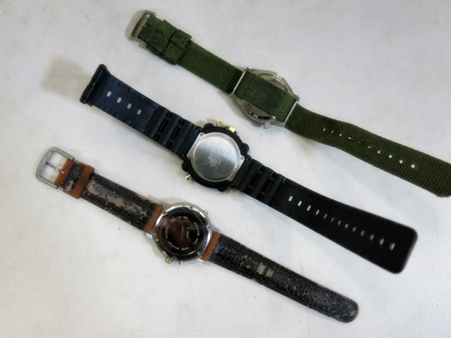 ジャンク】カシオ/CASIO クォーツ腕時計 3本 CASIO カシオ 腕時計