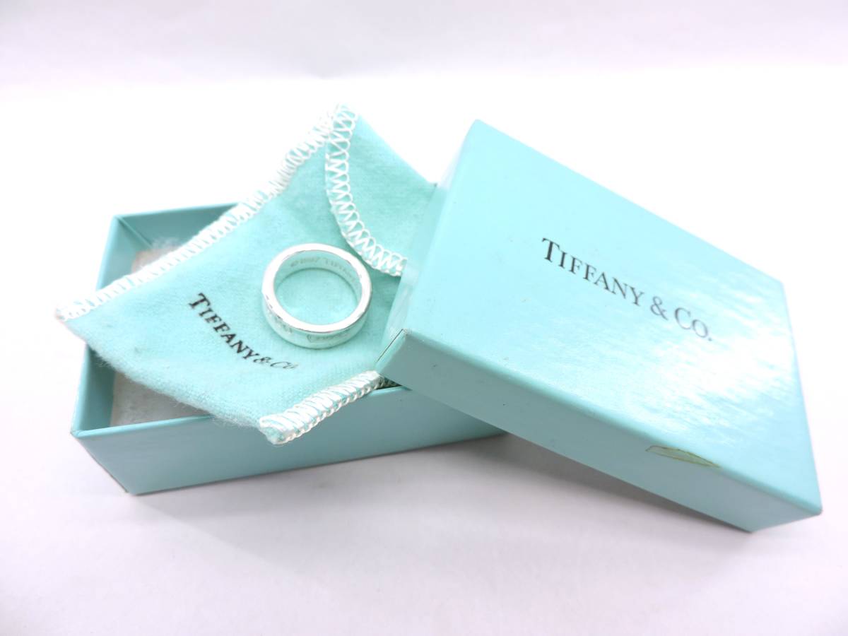 磨き仕上げ済 TIFFANY&Co. ティファニー ナローリング 1837 シルバー