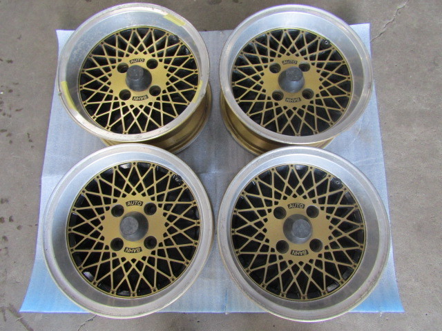 ☆ 旧車ホイール！AUTO BAHN！中古14インチ！4本セット！ ☆(社外品  