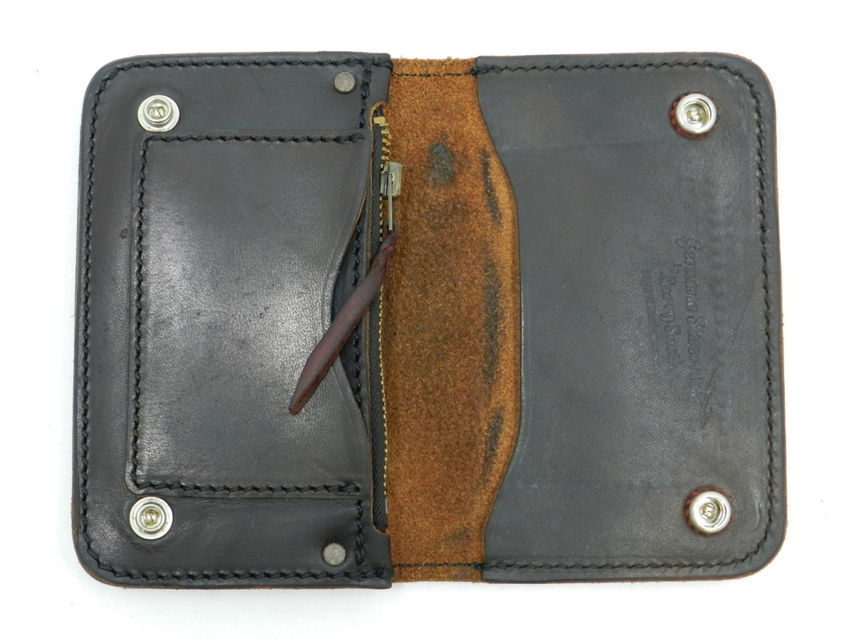 B148U616] LARRY SMITH / ラリースミス トラッカー ウォレット ダブル