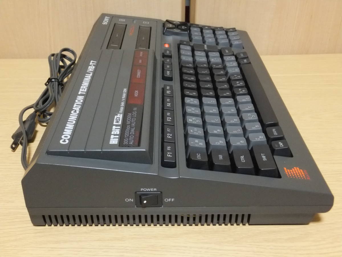 ほぼ動作する】SONY HB-T7 MSX2の本体 ソニー ヒットビット HITBIT MSX