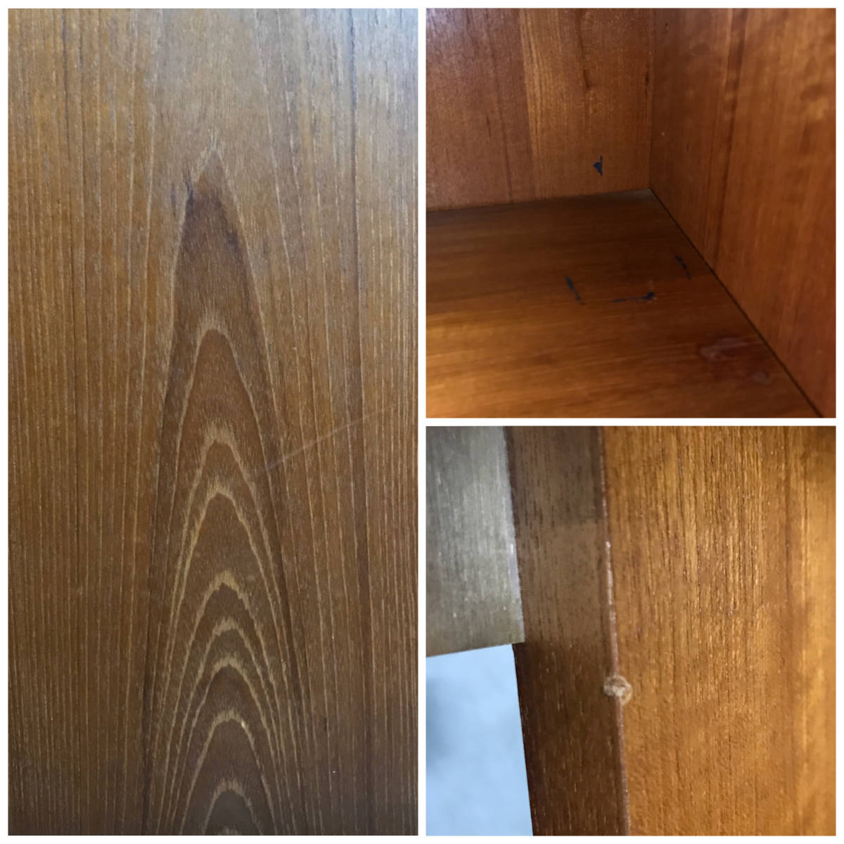 ○PH7/88 日田工芸 北欧モダン チーク材 収納 ビンテージ 引出し  