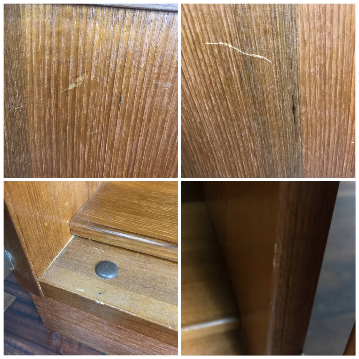 ○PH7/88 日田工芸 北欧モダン チーク材 収納 ビンテージ 引出し  