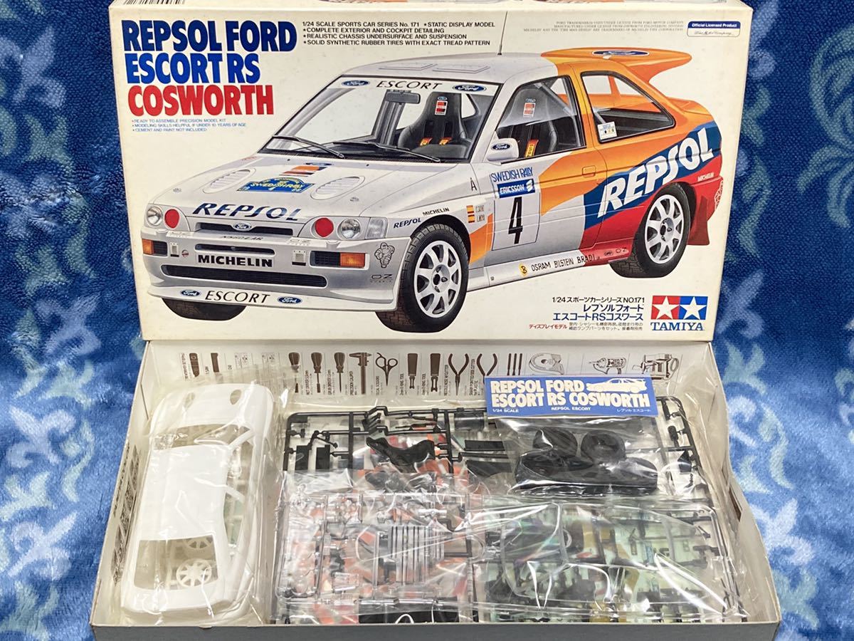 即決 タミヤ 1/24 レプソル REPSOL フォード エスコートRS コスワース 未組立 TAMIYA プラモデル 希少 絶版