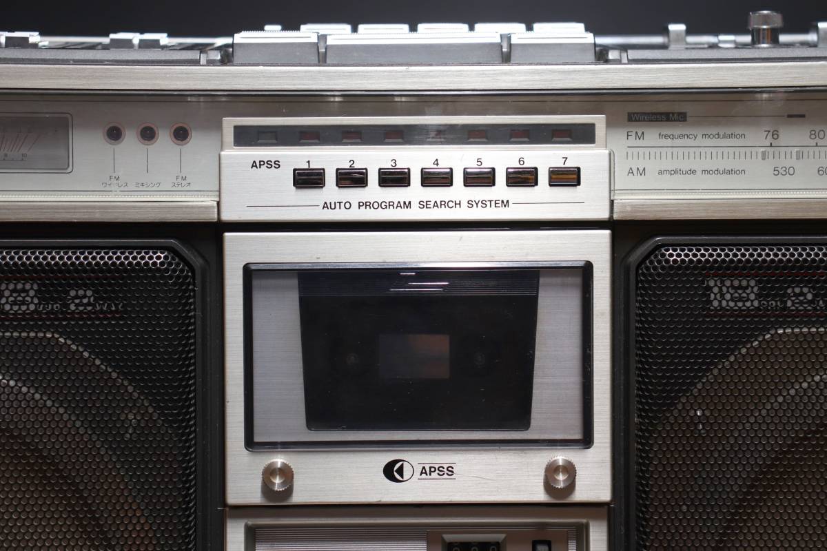 昭和レトロ SHARP GF-505SB ラジカセ 未整備 現状品 家電、AV、カメラ