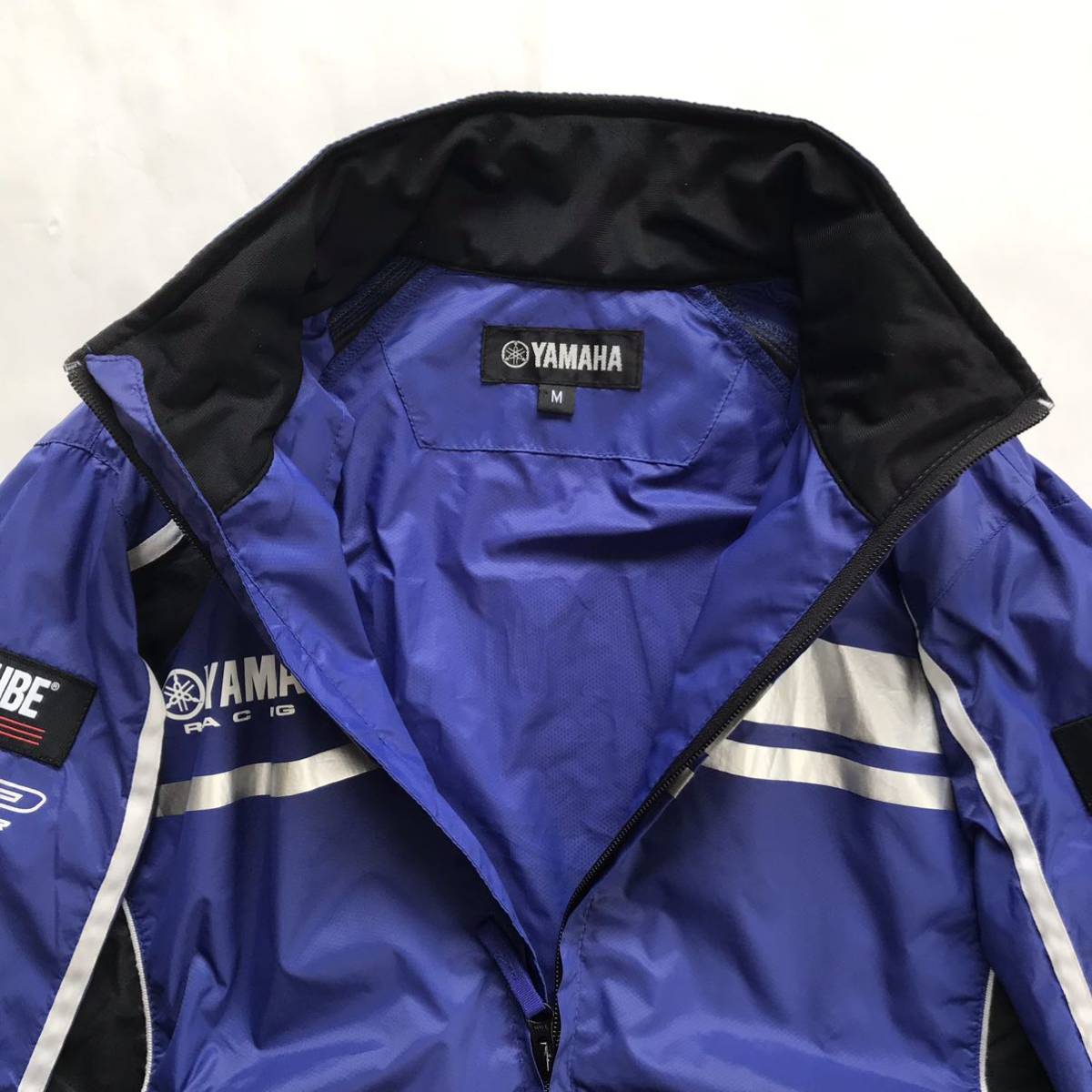 【希少レア】タグ付き YAMAHA ヤマハ レーシング ナイロンジャケット 非売品 YAMAHA ヤマハレーシング 企業物 音叉ロゴ ナイロンジャケット