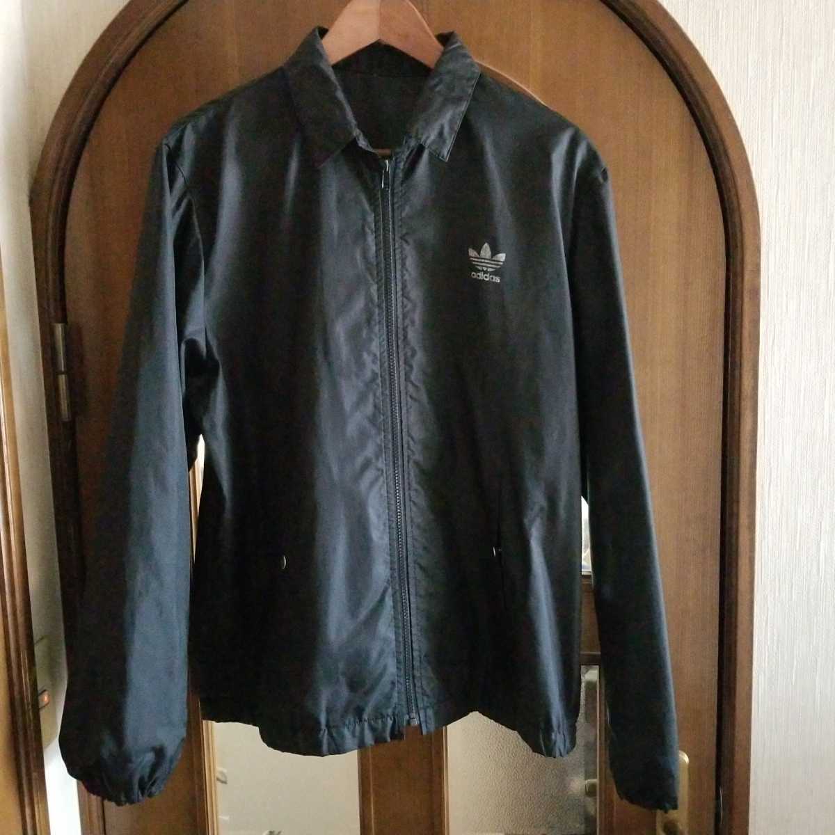 アディダス コーチジャケット M～L adidas ナイロンジャケット 