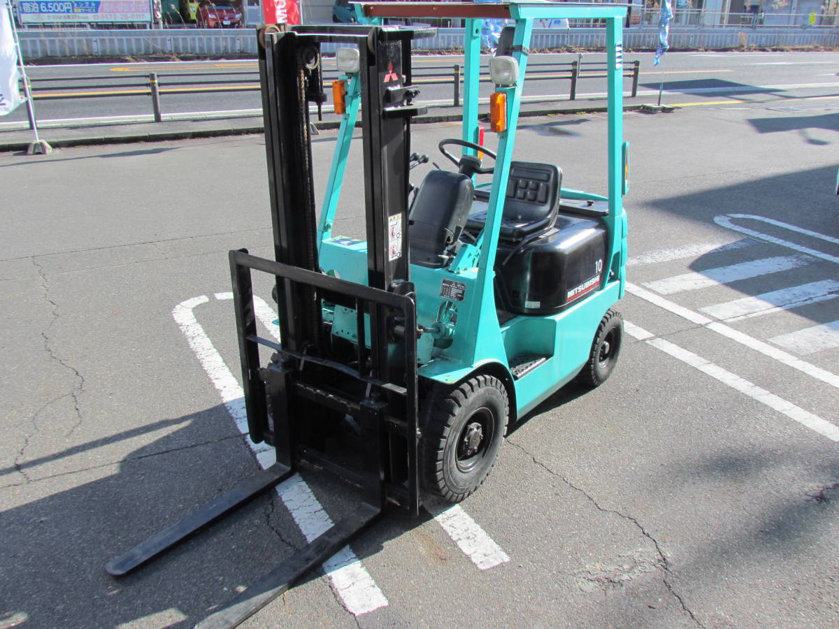中古】1トンクラス 三菱フォークリフト MITSUBISHI FG10 MT ガソリン