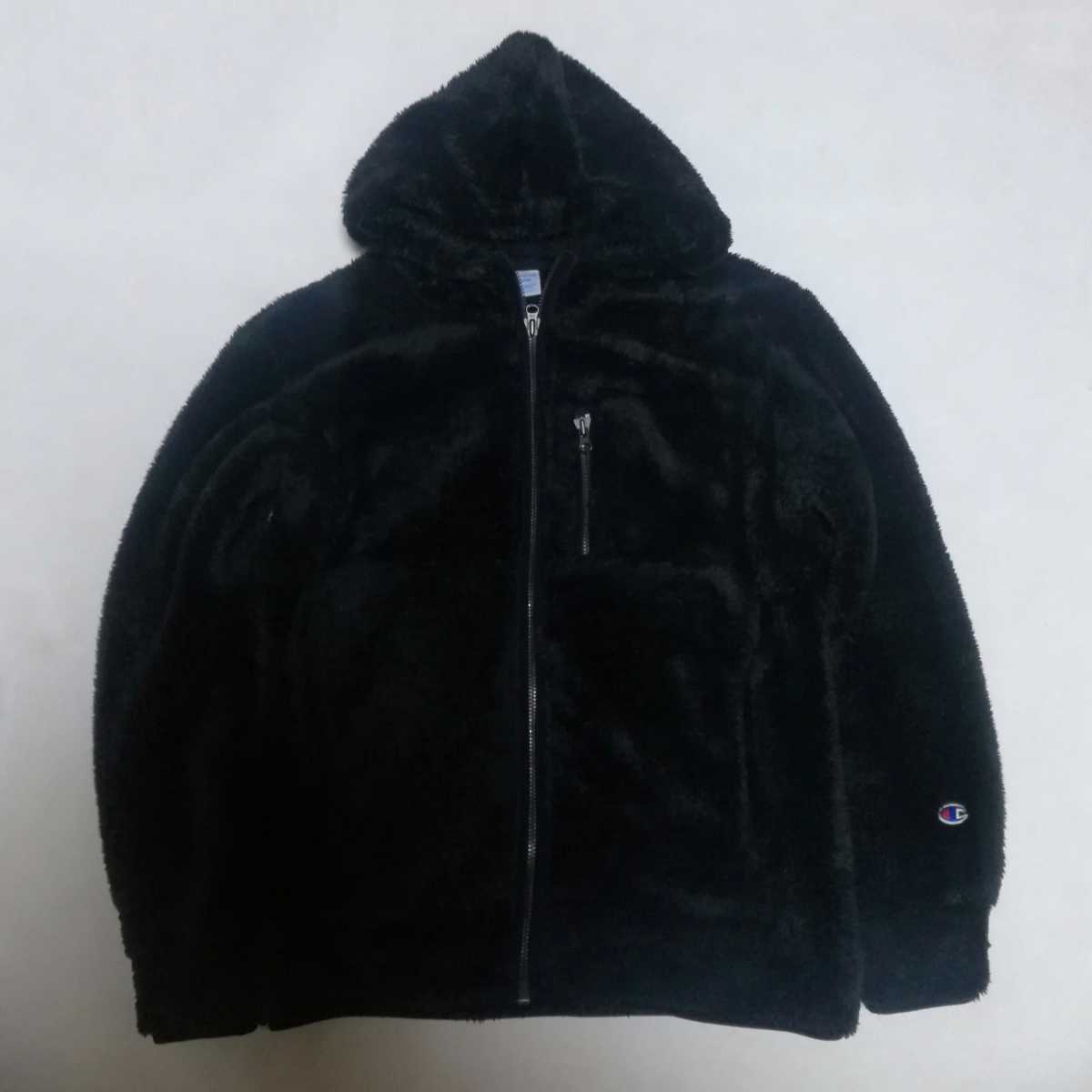 Champion チャンピオン 別注 コラボ シェルパフリース パーカー ナノ 