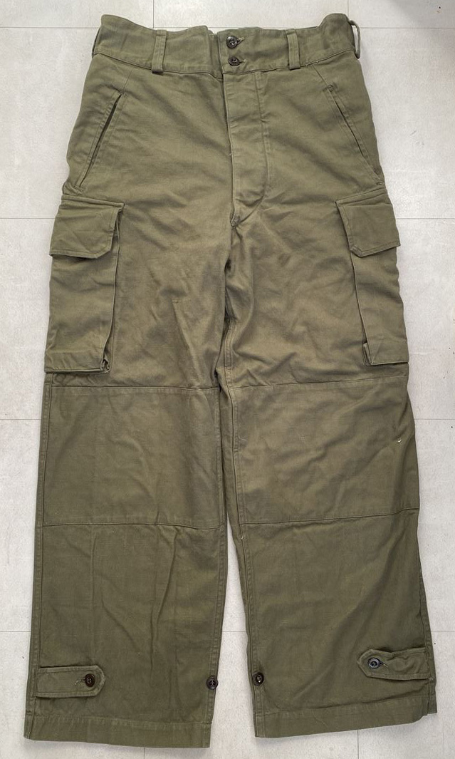 美品 フランス軍 M47 パンツ 21 ワンウォッシュ デッドストックにて購入