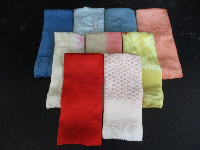 新品，新作 1円 絹 縮緬 暈し 絞り 各色 無地 まとめて9点 高級 帯揚げ 和装小物 逸品 夢職(帯揚げ)｜売買されたオークション情報、yahooの商品情報をアーカイブ公開 - オークファン 帯揚げ