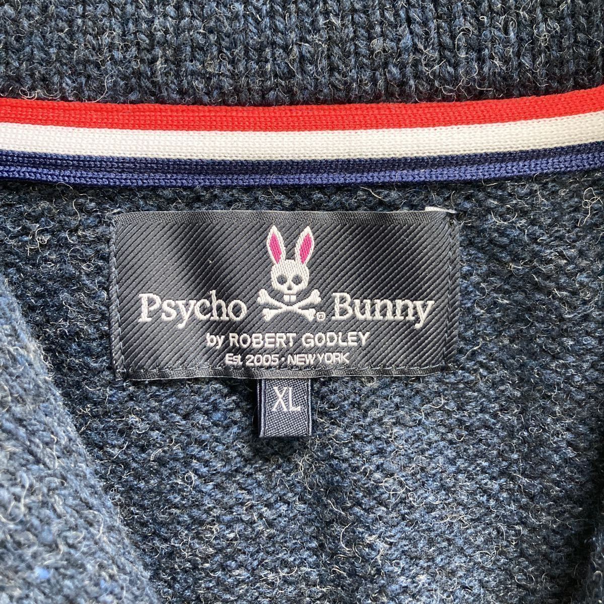 希少XLサイズ!! サイコバニー Psycho Bunny バニーロゴ レタード 