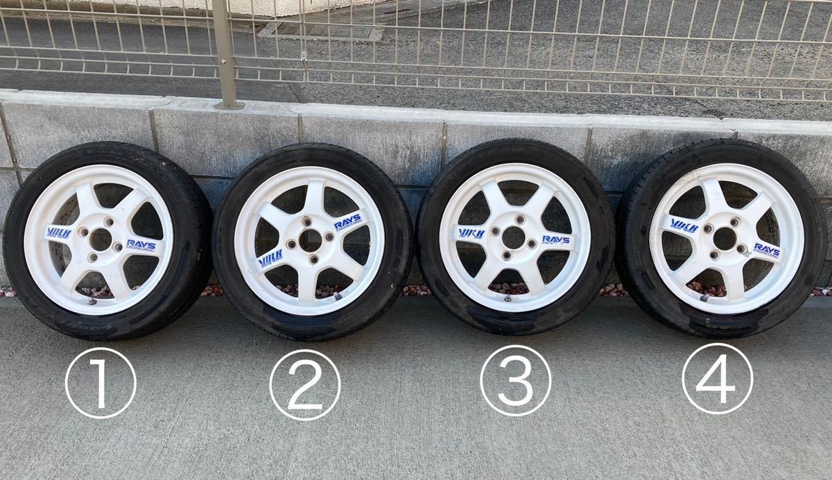 RAYS VOLK RACING TE37 14x5J +45 PCD 100 4H／GOODYEAR EAGLE LS2000 
