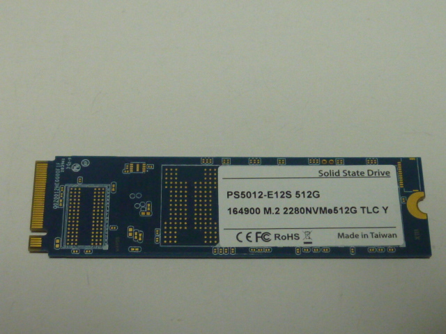 PHISON SSD M.2 PCI-Express NVMe Type2280 PS5012-E12S 512GB 電源