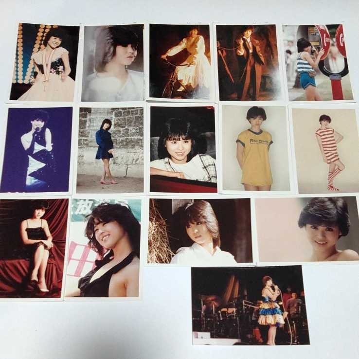 松田聖子 生写真15枚セット ブロマイド アイドル グッズ タレントグッズ 