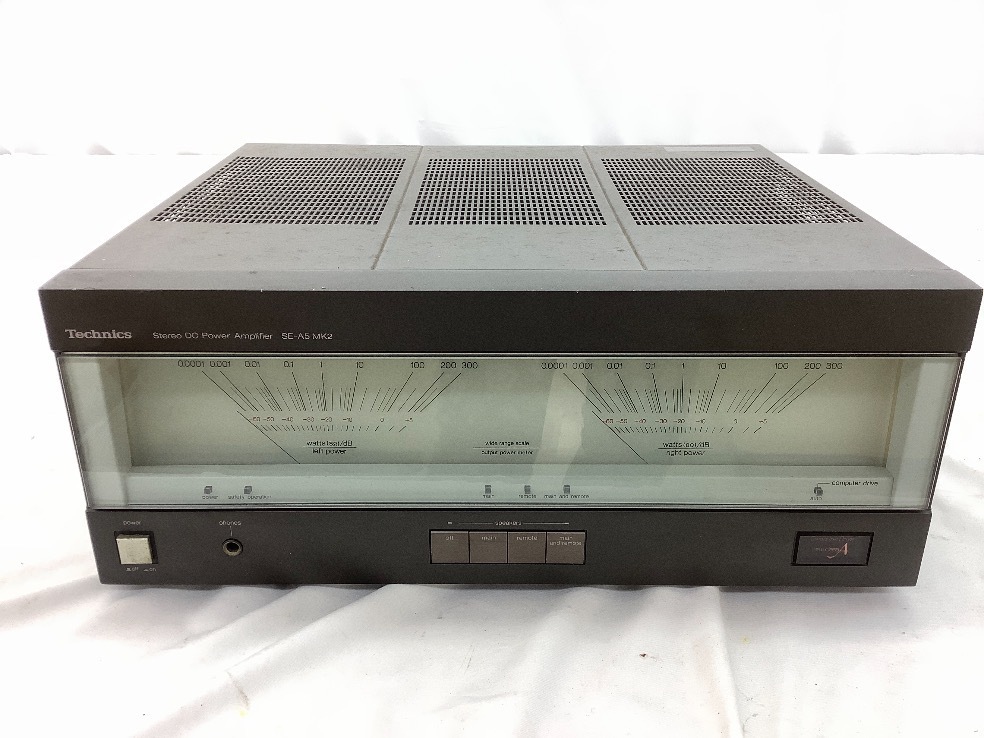 テクニクス ステレオDCパワーアンプ SE-A5MK2 通電のみ確認済 ジャンク