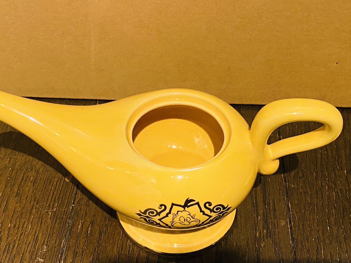 ディズニー アラジン ジーニー 魔法のランプ ティーポット 急須 陶器 