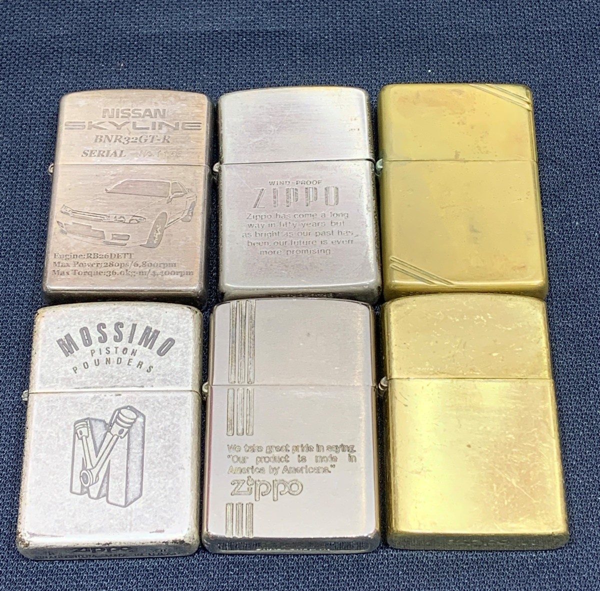 5HS四□12019D】1円スタート☆ZIPPO☆まとめ売り☆NISSAN SKYLINE 