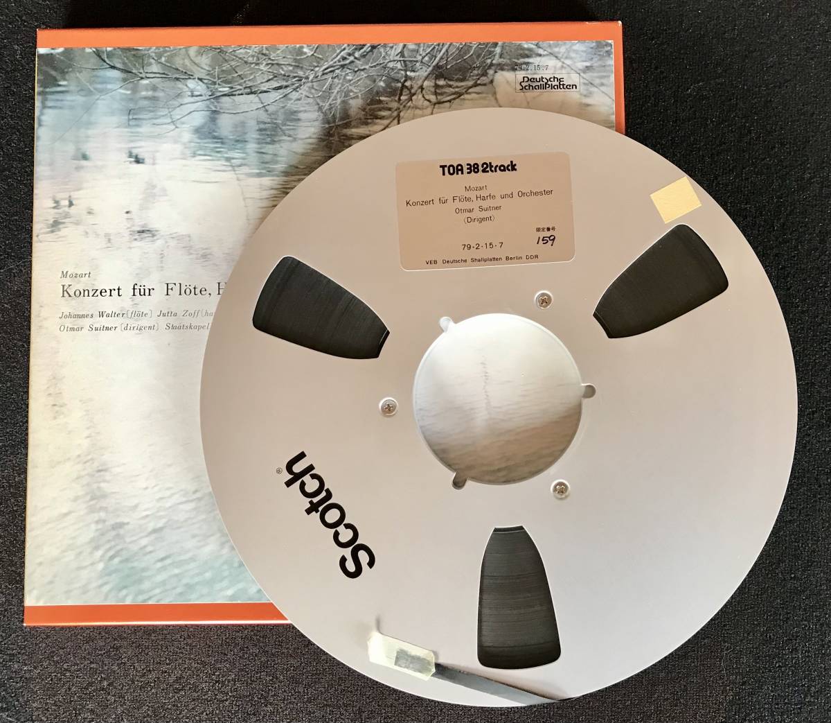 新品，低価 &ldquo;TOA 38 2track&rdquo; モーツァルト フルートとハープのための協奏曲 ハ長調 KV299(オープンリールデッキ)｜売買されたオークション情報、yahooの商品情報をアーカイブ公開 - オークファン オープンリールデッキ
