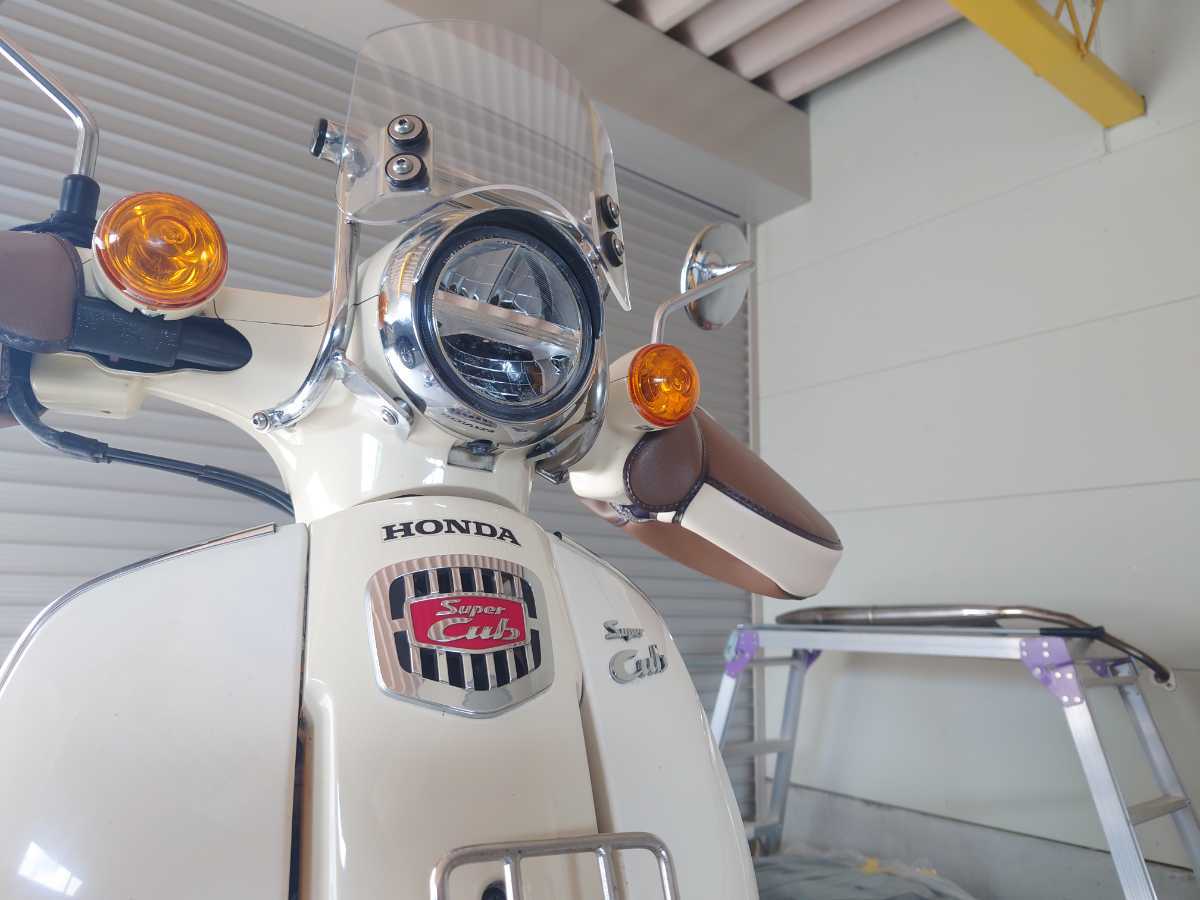スーパーカブ110 キジマ KIJIMA メーターバイザー JA44(フロント 