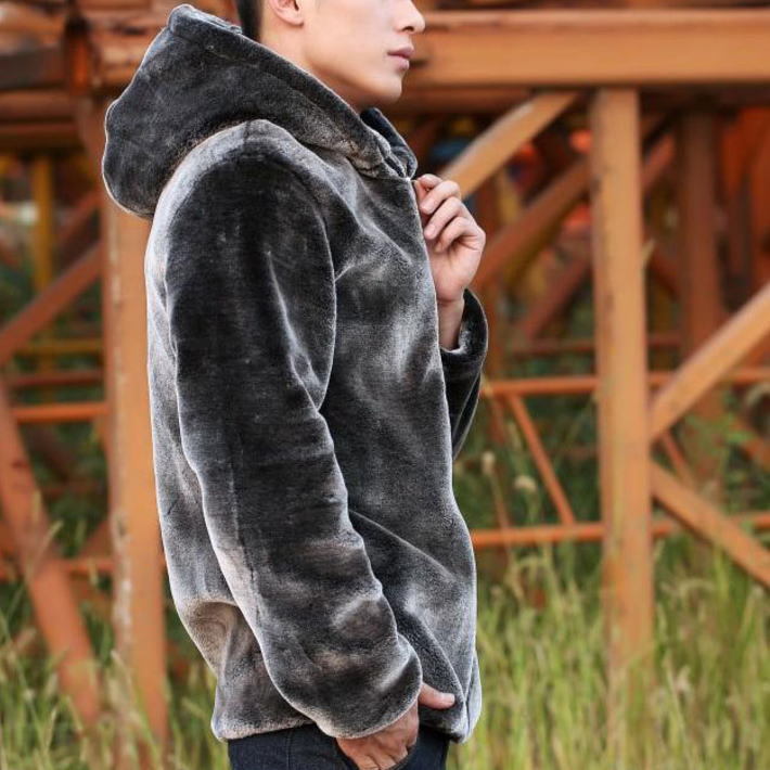 超暖ムートン ジャケット パーカー メンズ ムートン ボア アウター 着る毛布 ジャンパー S シルバー Sサイズ 売買されたオークション情報 Yahooの商品情報をアーカイブ公開 オークファン Aucfan Com