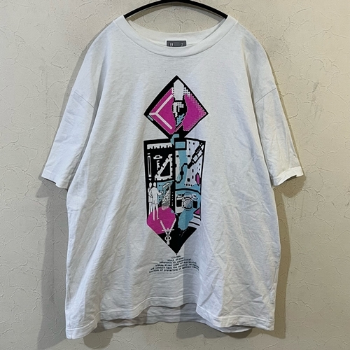 C.E CAVEMPT シーイー プリントTシャツ L ホワイト【代官山K02 