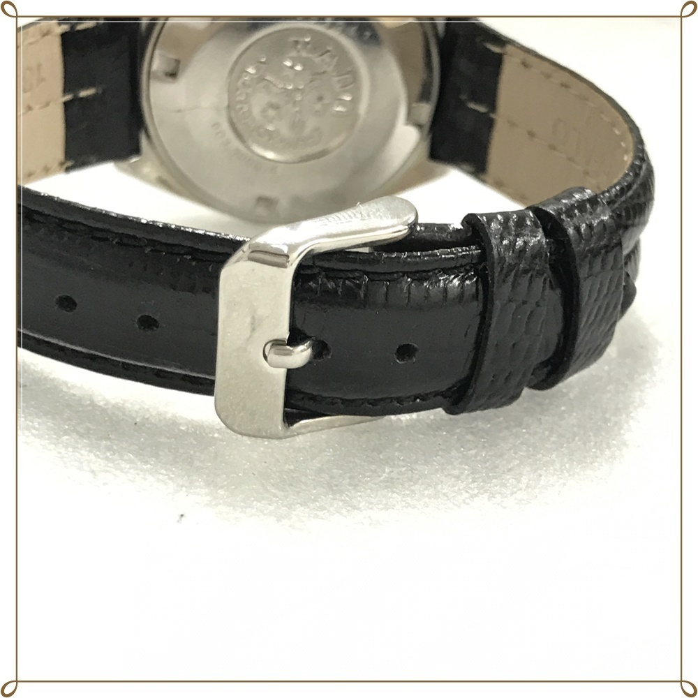 M 1円～ 稼働品 RADO Golden Castle メンズ 自動巻き時計 社外ベルト 