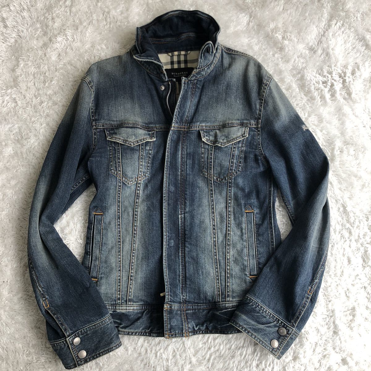 BLACK BURBERRY バーバリーブラックレーベル デニムジャケット LABEL 