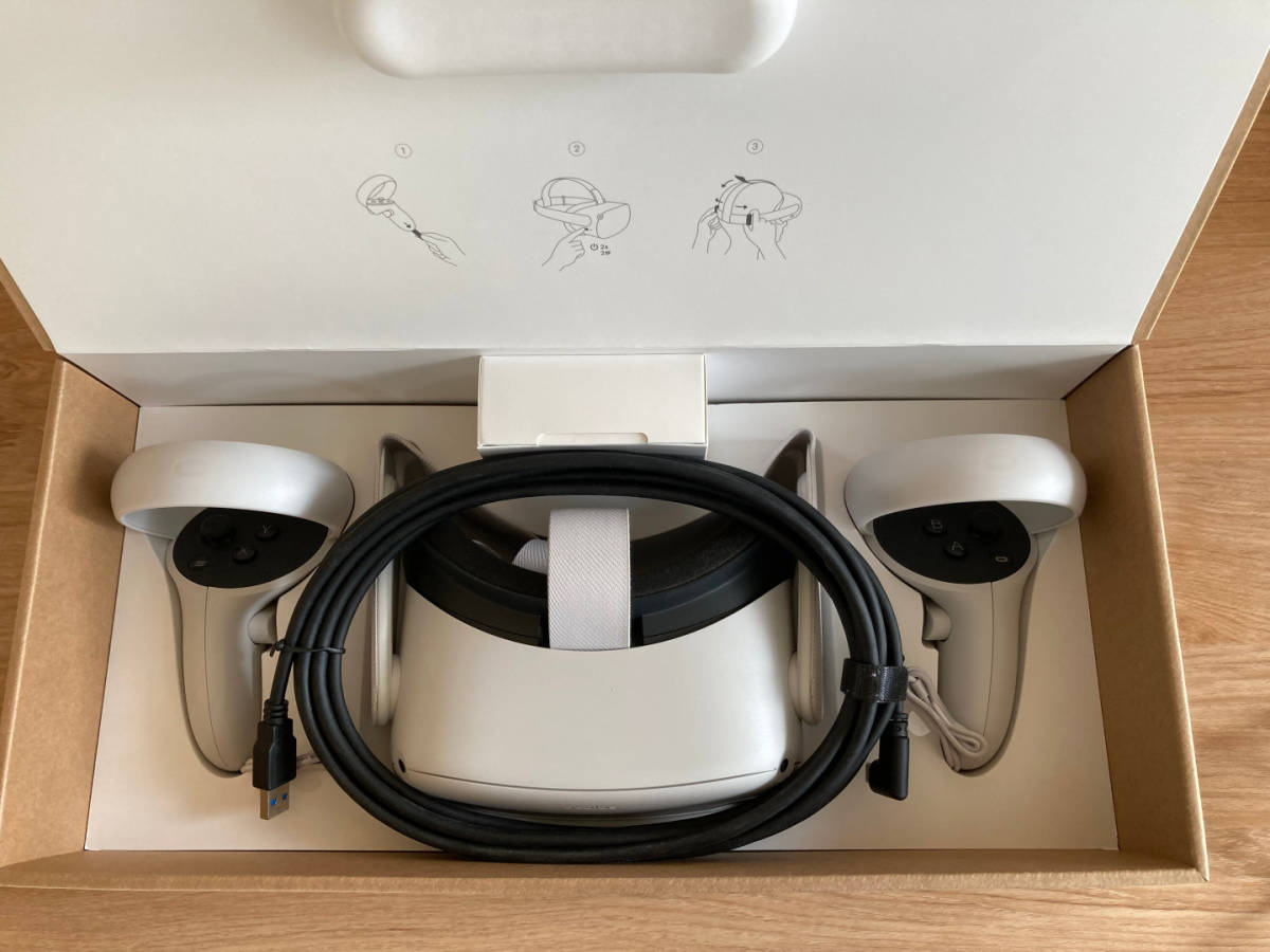 送料無料】中古 Facebook フェイスブック Oculus Quest 2 64GB ライト 