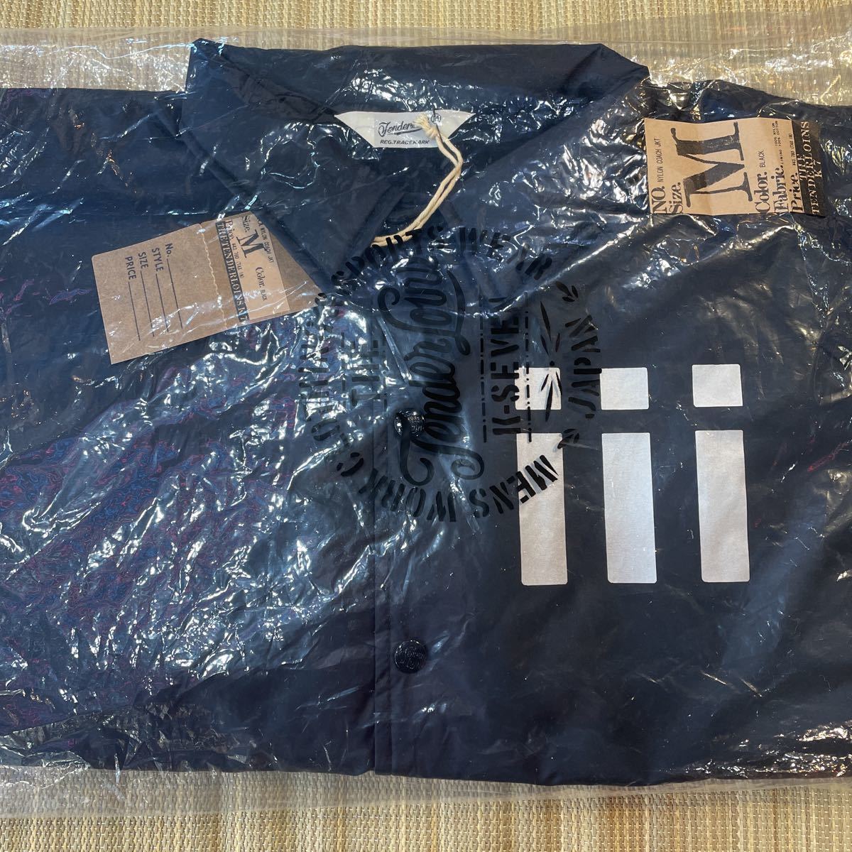 TENDERLOIN NYLON COACH JKT M BLACK COACH TENDERLOIN JKT T-NYLON 