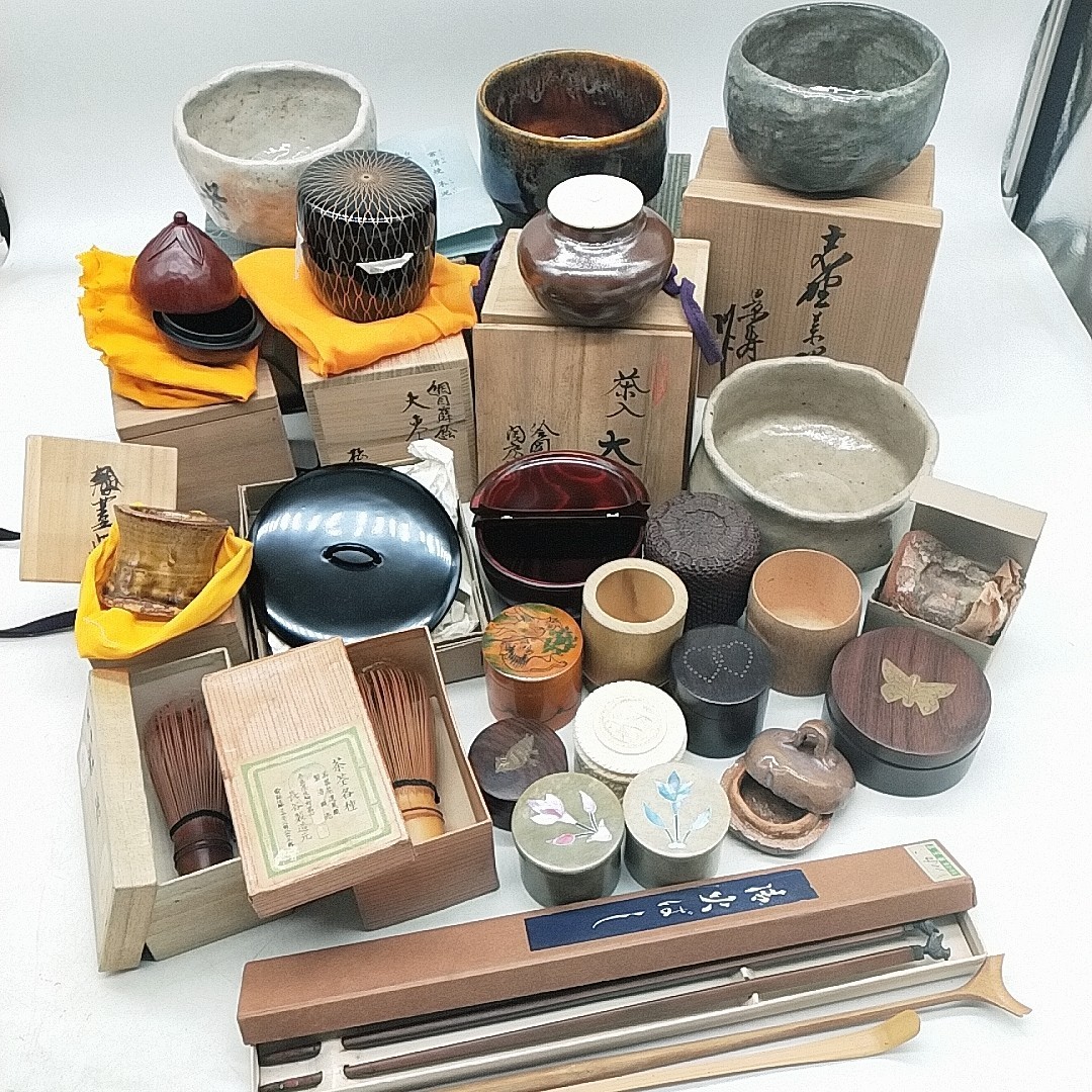 茶碗 色絵 2026年最新Yahoo!オークション 茶道具 抹茶碗 まとめての