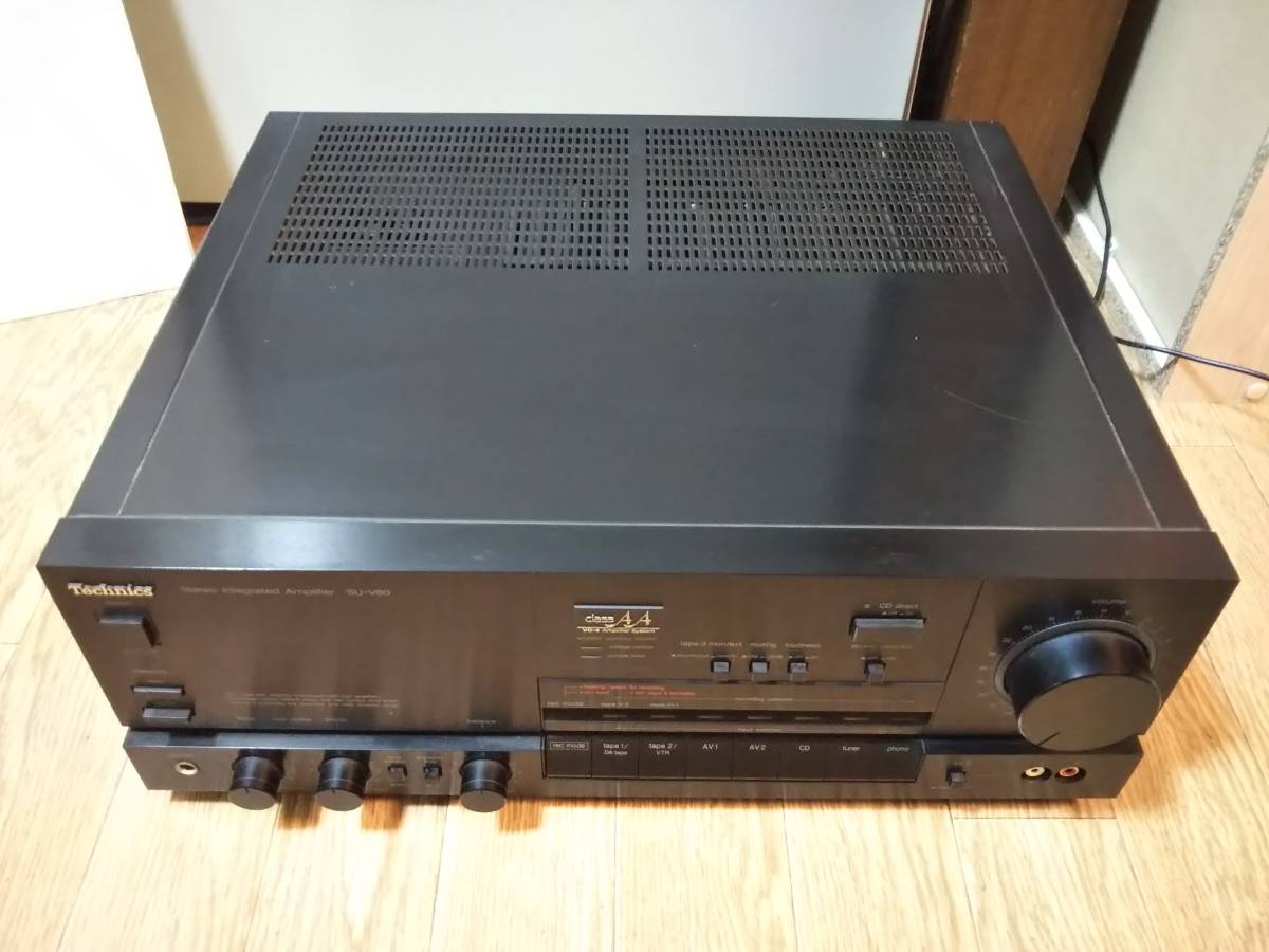 SU-V80 Technics テクニクス プリメインアンプ 希少 レトロ 良品・動作