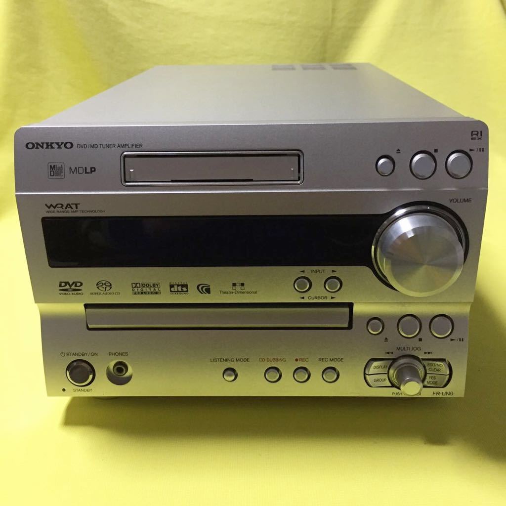 ONKYO オンキョー チューナーアンプFR-UN9 CD・MD再生しましたが