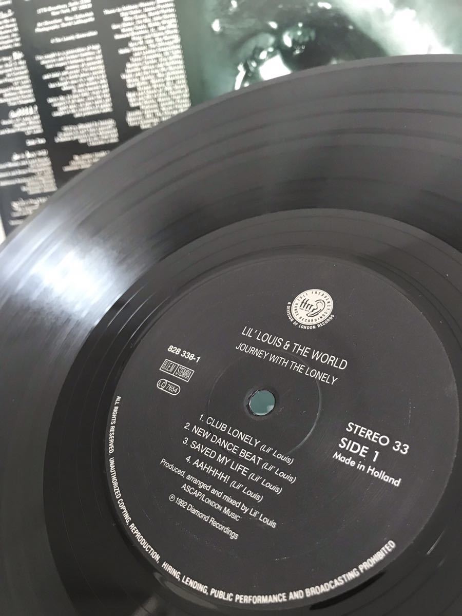 LIL’ LOUIS & THE WORLD JOURNEY WITH THE LONELY UK盤 LP レコード 90’s HOUSE GROOVE リル・ルイス レコード Ru0026B、ソウル